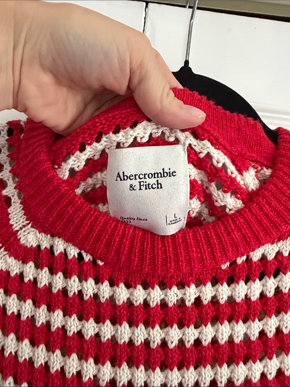 Abercrombie Crochet Sweater - Picture 2 of 2
